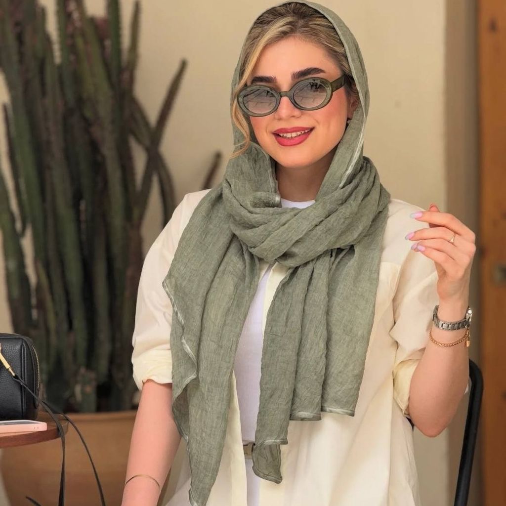 خرید اینترنتی شال ماهی سنگشور دورگان دوزی وارداتی