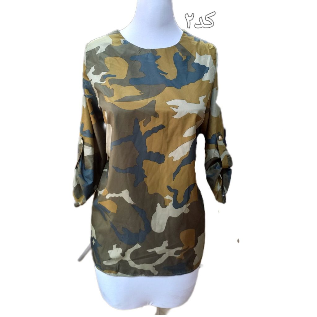 قیمت ارزان تونیک کرپ حریر کد 646