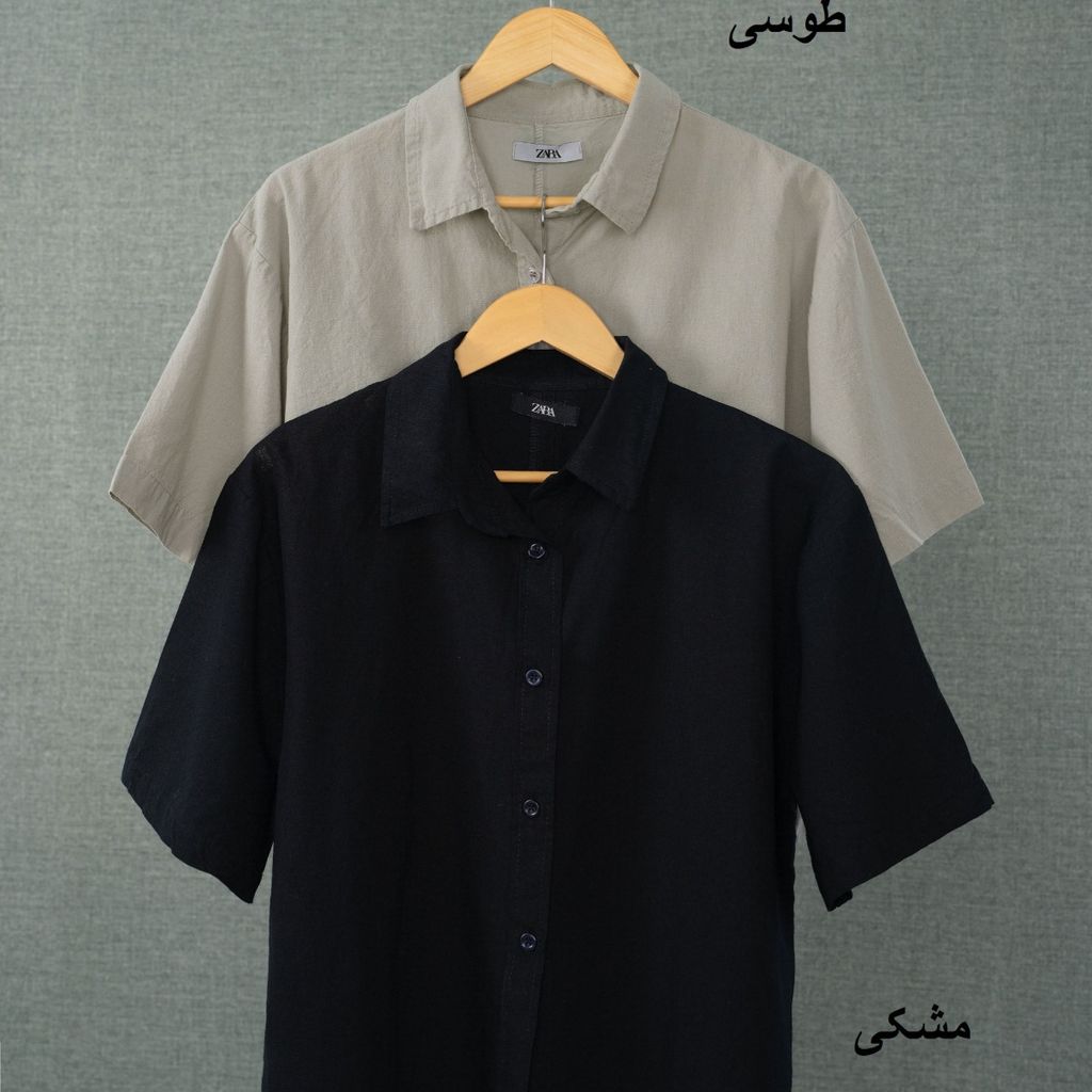 خرید انلاین شومیز لینن مانیا