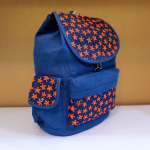 خرید اینترنتی کوله پشتی جین ستاره‌ای