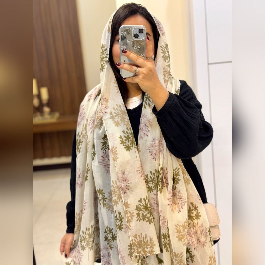 مشخصات شال وارداتی نخ پنبه چهارفصل