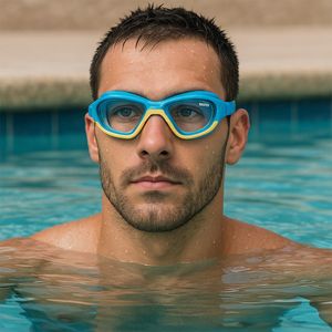 فروش اینترنتی عینک شنا YONGBO اصل با گوش‌گیر – شفافیت، راحتی و محافظت کامل در آب