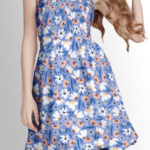 فروش اینترنتی پارچه لباسی طرح دار پارچه الف مدل کرپ بوگاتی طرح گلدار کد 4011573