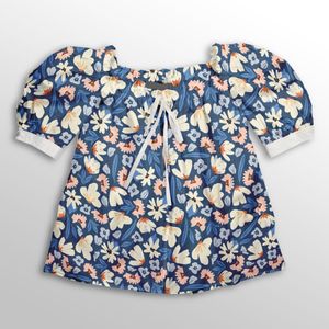 قیمت پارچه لباسی طرح دار پارچه الف مدل کرپ بوگاتی طرح گلدار کد 4011574