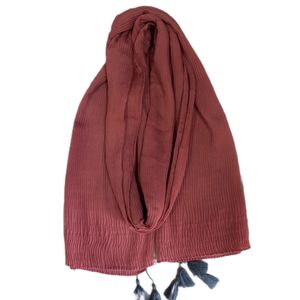 خرید انلاین شال پلیسه ای ساده کد 658