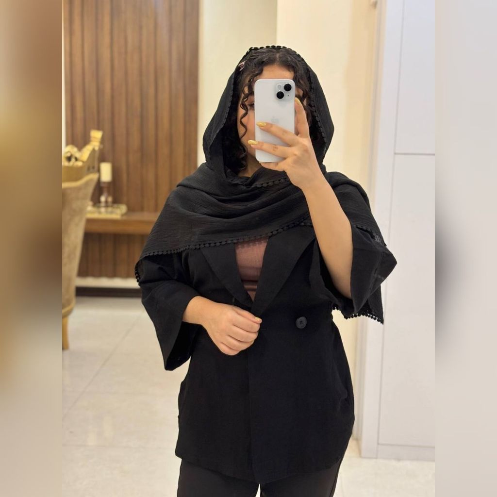 فروش اینترنتی شال دانتل مشکی برشکا وارداتی