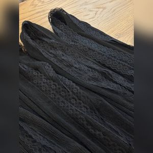 خرید اینترنتی شال دانتل مشکی برشکا وارداتی