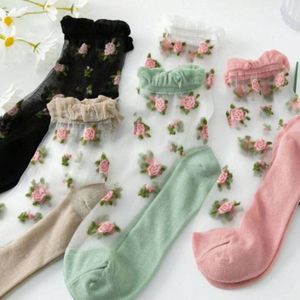 قیمت جوراب ساقدار زنانه رو شیشه ای گلدار