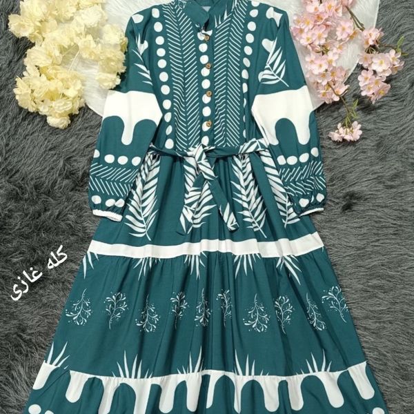پیراهن زنانه طرح ساحلی