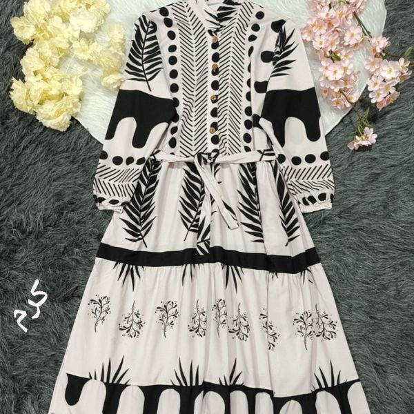 پیراهن زنانه طرح ساحلی