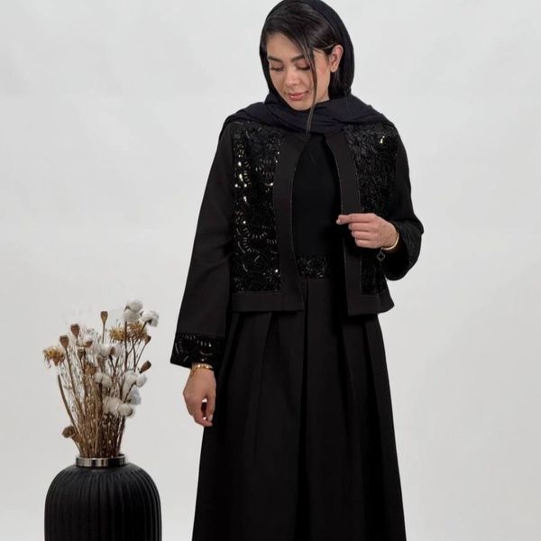 کت دامن زنانه مشکی بارلی