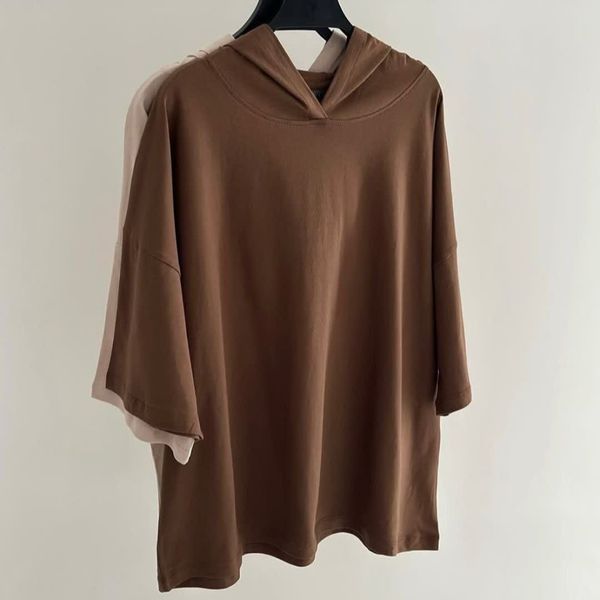 تیشرت کلاه دار باکسی basic