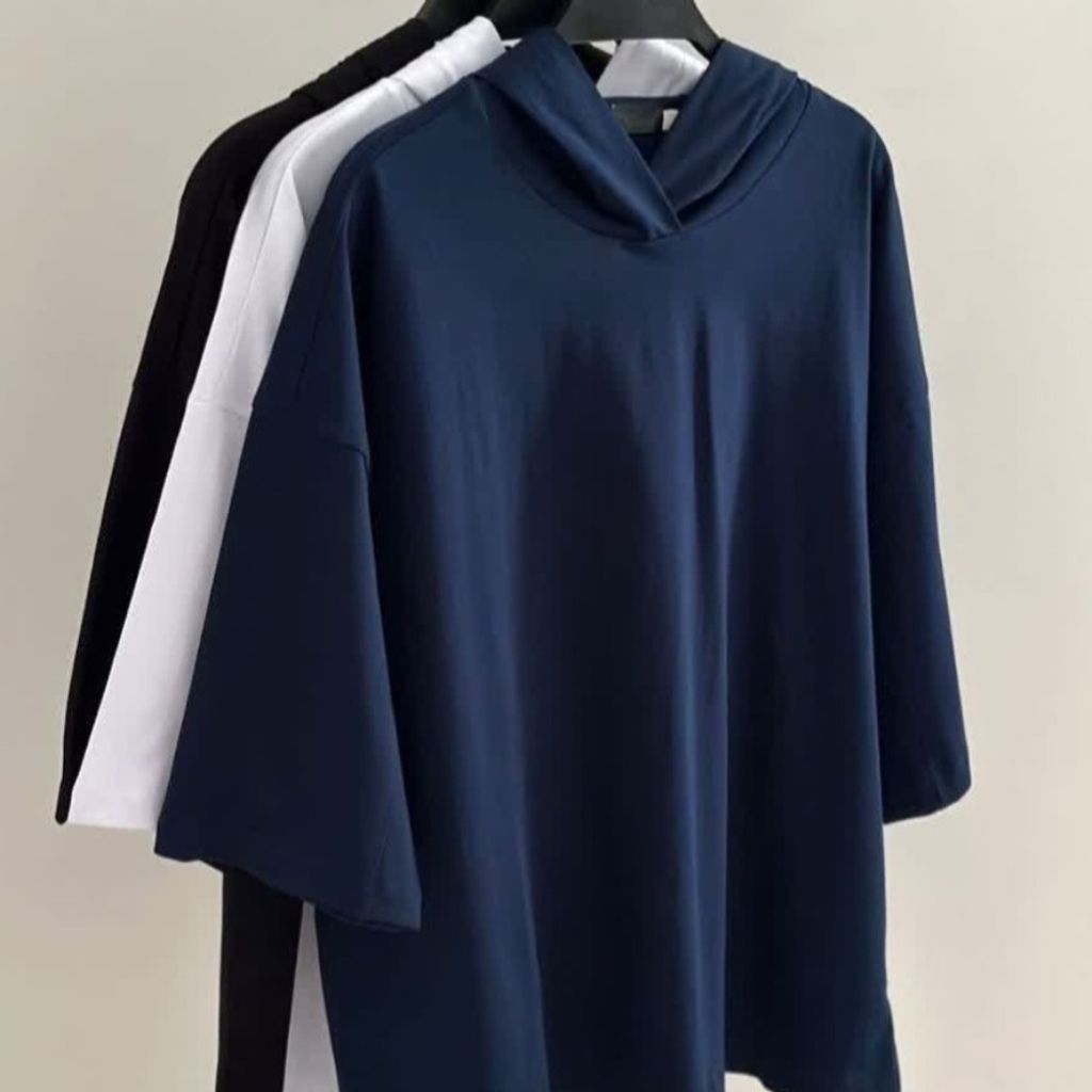 فروش اینترنتی تیشرت کلاه دار باکسی basic