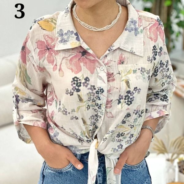 شومیز گره ای بهار