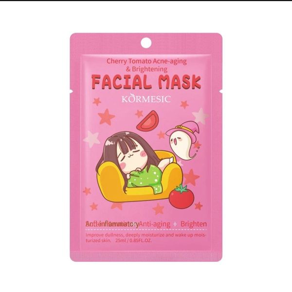 ماسک ورقه ای صورت ضدجوش و روشن کننده گوجه گیلاسی کورمسیک