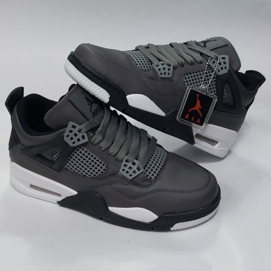 قیمت ارزان کتونی نایک جردن 4 طوسی Nike Jordan 4 بسیار با کیفیت
