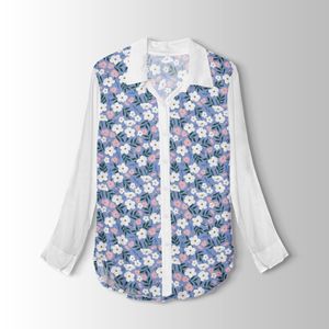 فروش اینترنتی پارچه لباسی طرح دار پارچه الف مدل کرپ بوگاتی طرح گلدار کد 4011610