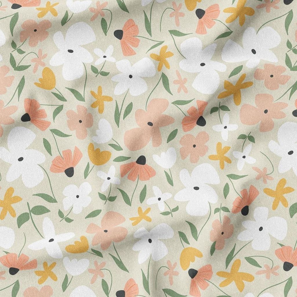 قیمت پارچه لباسی طرح دار پارچه الف مدل کرپ بوگاتی طرح گلدار کد 4011613