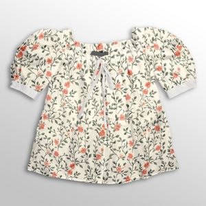 مشخصات پارچه لباسی طرح دار پارچه الف مدل کرپ بوگاتی طرح گلدار کد 4011615