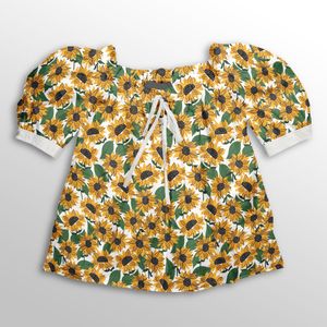فروش اینترنتی پارچه لباسی طرح دار پارچه الف مدل کرپ بوگاتی طرح گلدار کد 4011645