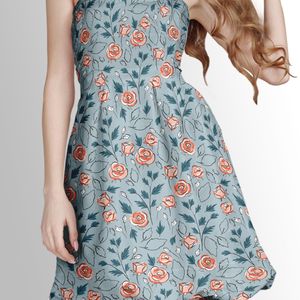 مشخصات پارچه لباسی طرح دار پارچه الف مدل کرپ بوگاتی طرح گلدار کد 4011646