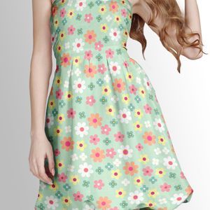 خرید آنلاین پارچه لباسی طرح دار پارچه الف مدل کرپ بوگاتی طرح گلدار کد 4011663