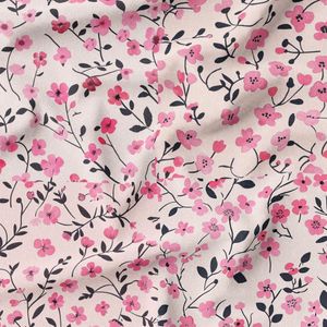 فروش اینترنتی پارچه لباسی طرح دار پارچه الف مدل کرپ بوگاتی طرح گلدار کد 4011666