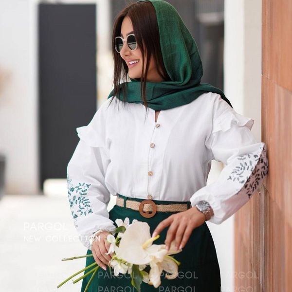 شومیز و دامن دخترانه گلدوزی میرا☺️