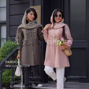 خرید اینترنتی 🥰مانتو گلدوزی تابش🌱