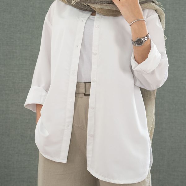شومیز بیسیک سفید