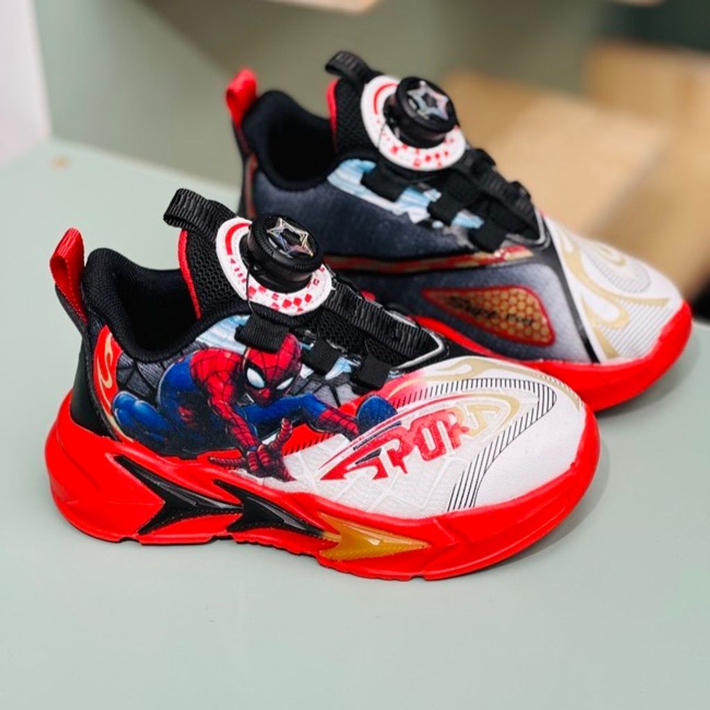 خرید اینترنتی قیمت کتونی بچگانه مرد عنکبوتی برند Bear کد 122002