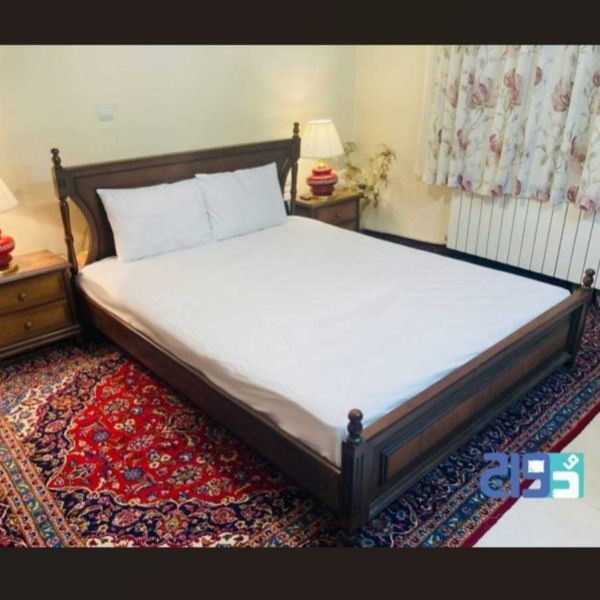 روتختی کشدار ساده دونفره عرض 180 سفید