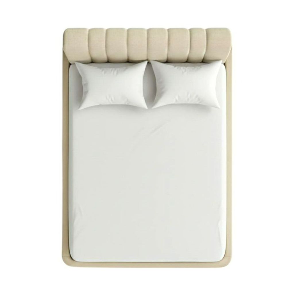 خرید آنلاین روتختی کشدار ساده دونفره عرض 180 سفید