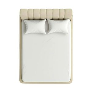 روتختی کشدار ساده دونفره عرض 180 سفید