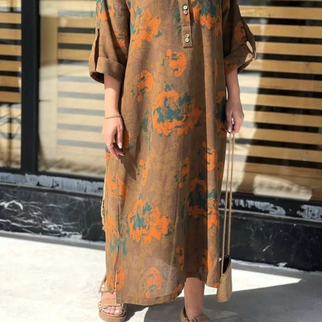 مشخصات پیراهن کفتان زنانه نیایش