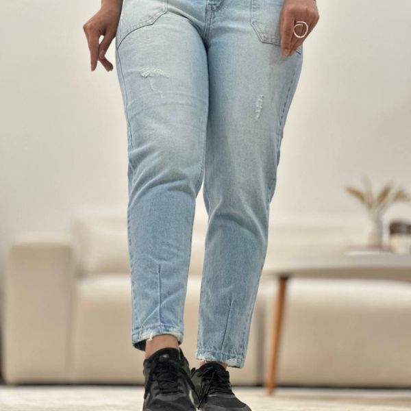 شلوار جین زنانه مام استایل رادو