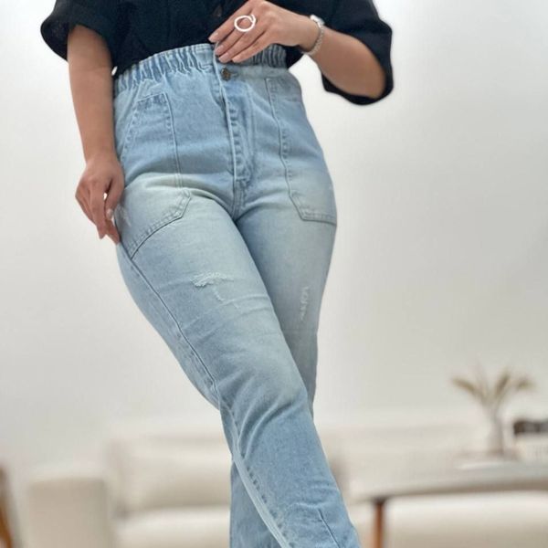 شلوار جین زنانه مام استایل رادو