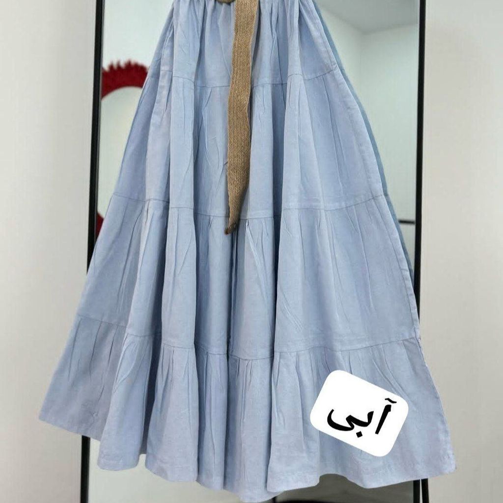فروش اینترنتی دامن زنانه لنین رنگی رنگی