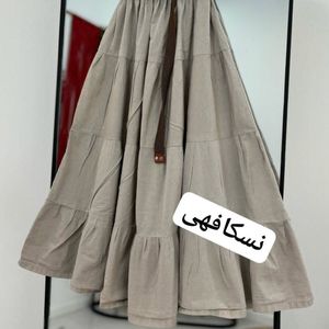 قیمت دامن زنانه لنین رنگی رنگی