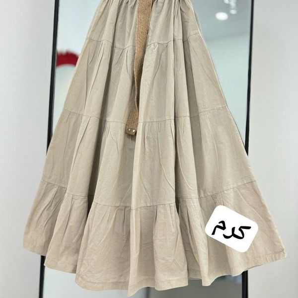 دامن زنانه لنین رنگی رنگی