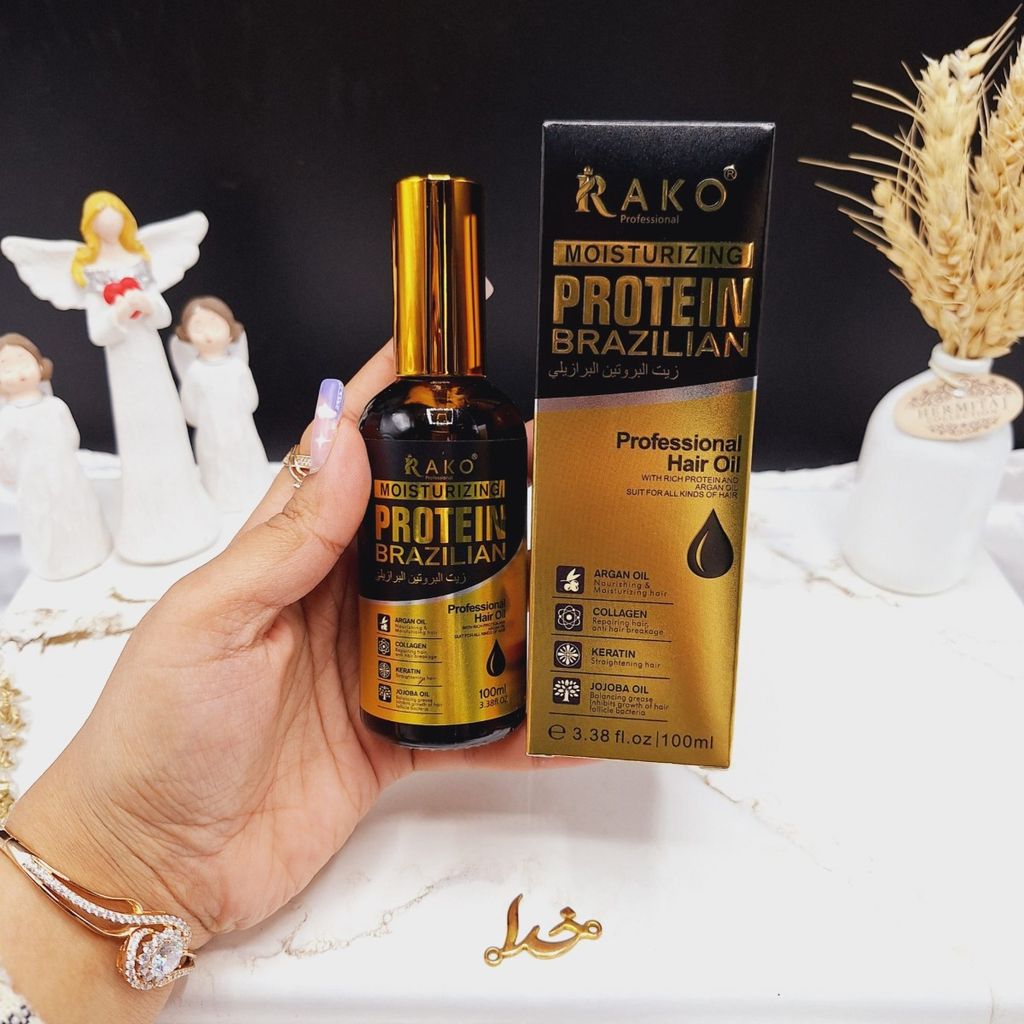 خرید انلاین روغن مو حرفه ای کراتین و پروتیین راکو RAKO