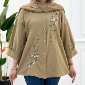 خرید آنلاین شومیز مانتویی مینو