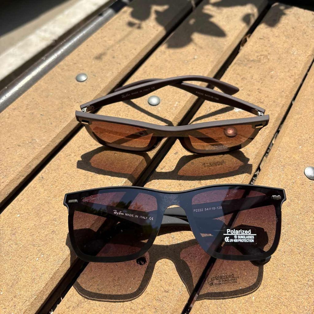 خرید انلاین عینک آفتابی مدل Ray-Ban (مشکی و قهوه ای)
