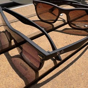 قیمت ارزان عینک آفتابی مدل Ray-Ban (مشکی و قهوه ای)