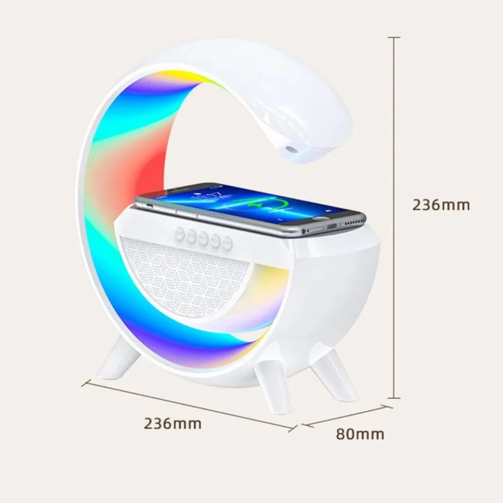 خرید انلاین گجت چند کاره (چراغ،اسپیکر و شارژر بی سیم) مدل BT2301