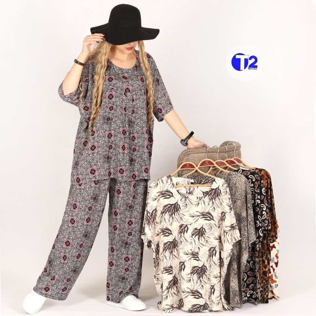 خرید اینترنتی ست نخی زنانه سایزبزرگ