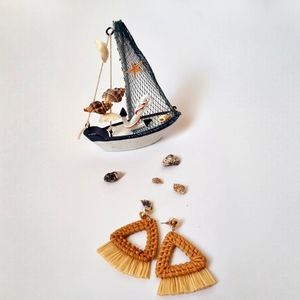 خرید آنلاین گوشواره حصیری  زنانه
