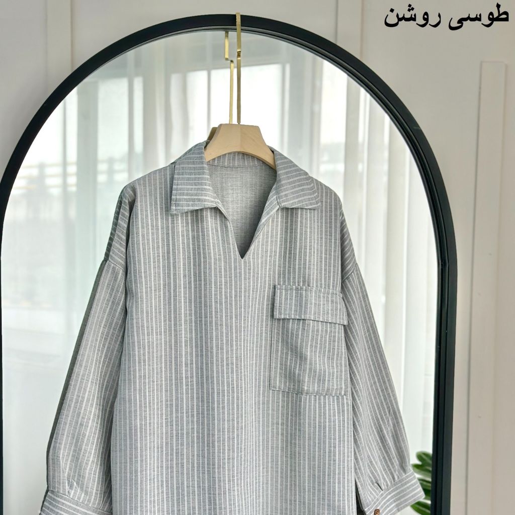 خرید انلاین تونیک مانتویی ژانین
