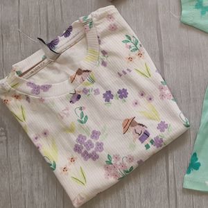 خرید آنلاین کراپ نخی کبریتی سایز 38 تا 42 مدل باغ گل