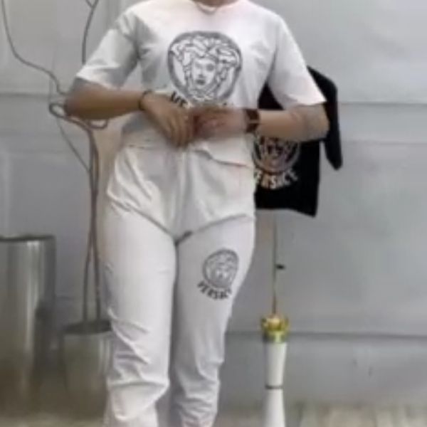 ست کراپ و شلوار ورساچ